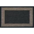 thumbnail image 3 of Bliss Rugs Striped Border Indoor Outdoor Rug Low-Profile Floor Mat for Patio, Entrance, Front Door |Gold, 2' x 3', 3 of 8