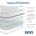 thumbnail image 4 of onn Corning Glass Screen Protector for iPhone® 17, Made with Durable Glass by Corning™ for Ultimate Drop & Scratch Protection, Includes Advanced Easy Application Tray, 4 of 6