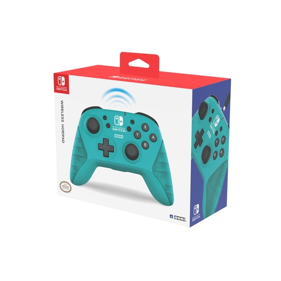 Control HORI HORIPAD inalámbrico color verde azulado para Nintendo Switch