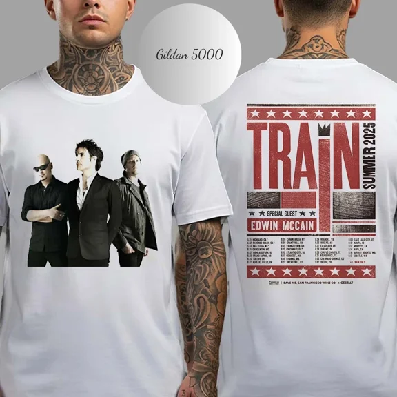 Train Band North America Summer Tour 2025 On August And September T-Shirt