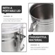 thumbnail image 5 of unbranded Bote De Almacenamiento Para De Café Y En Acero Inoxidable Plateado, 5 of 6