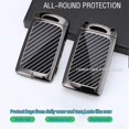 thumbnail image 4 of Key Fob Cover Compatible with Mazda 3 CX-9 MX-30 EV CX-5 CX-30 CX-50 CX-90 2023-2026 4 Button Metal Key Cover Keychain Case Holder Protector,4-button, 4 of 6