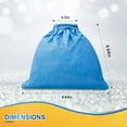thumbnail image 4 of 3 Packs VRC5 Cloth Filter Bags，Compatible with Vacmaster VRC5 - Cloth Filter for 4 - 16 Gallon Wet/Dry Vacuums, 4 of 5