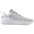 thumbnail image 2 of New Balance Women's VELOv4 Fastpitch Softball Turf Shoes Grey/White 8, 2 of 5