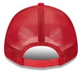thumbnail image 4 of Men's New Era White/Red Washington Nationals Team Stripe Trucker 9FORTY Snapback Hat, 4 of 6