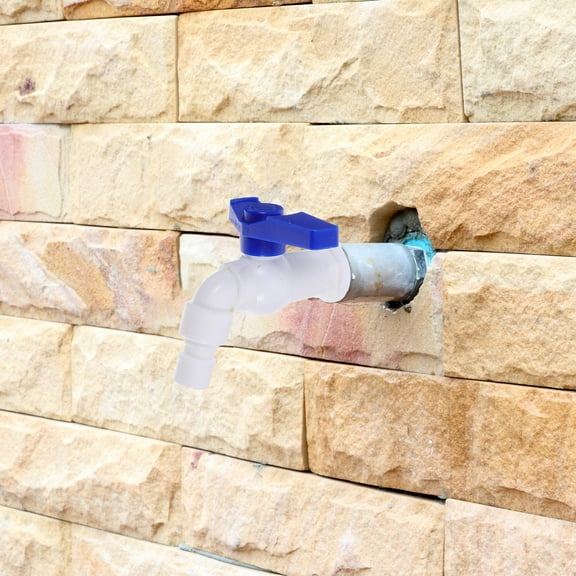 TABLZONE Fast Change Water Tap Heavy Duty Plastic for Toilet Use 4Pcs