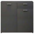 thumbnail image 5 of vidaXL Sideboard High Gloss Grey 80x36x75 cm Engineered Wood, 5 of 5