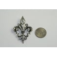 thumbnail image 5 of Just Love Jewels Antique Silver, Gold Tone Fleur de Lis Rhinestone Pendant with Crystals, 5 of 9