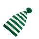 thumbnail image 1 of Gorro De Punto Navideño, Gorro De Papá Noel, Accesorios, Regalos De Fiesta Para Mujer, Verde Y, 1 of 10