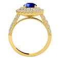 thumbnail image 2 of Aonejewelry 1.85 Ct. Ttw Diamond and Tanzanite Ring In 14k Yellow Gold, 2 of 4