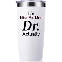 It''s Miss Ms Mrs Dr Actually 20 OZ Tumbler.Thank You Appreciation Retirement Doctor Gifts.Birthday,Christmas,Medical Graduation Gifts for Men Women.Dentist,Doctor,Physician Travel Mug(Black)