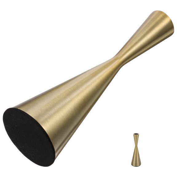 HEALEEP Candle Holders For Taper Candles Golden 1Pack 7.6X2.3X2.3In