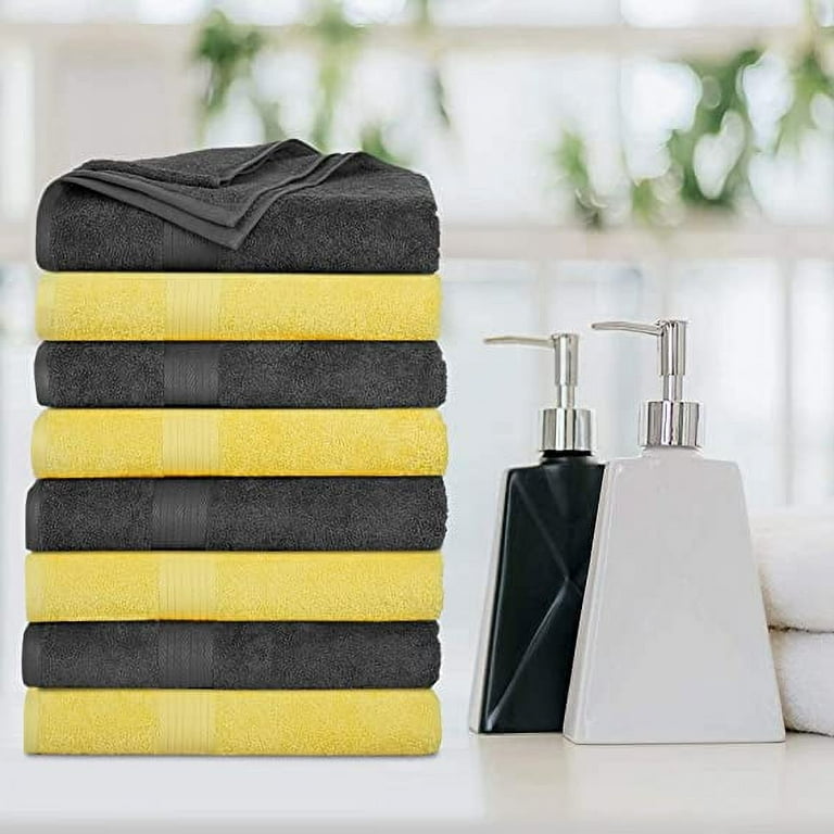 Luxurious Cotton 600 GSM Bathroom Towel Set of 6 by Ample Decor - On Sale -  Bed Bath & Beyond - 22119901
