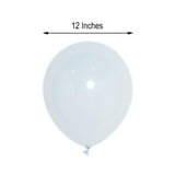 Efavormart 25PCS 12" Pastel Ice Blue Round Latex Helium Balloons Matte ...