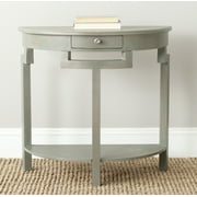 Safavieh Liana Solid Rustic Demilune Console with Storage Drawer