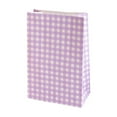 thumbnail image 2 of Meggemo Colorful Checkered Kraft Paper Bags Disposable Eco Friendly for Shopping Gifts Snacks Groceries Home Party Events Durable Tear Resistant, 2 of 6