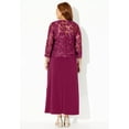 thumbnail image 2 of Catherines Women's Plus Size Embroidered Jacket Dress, 2 of 5
