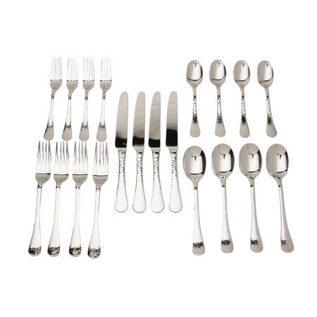 

Lafayette- 18-10 Stainless- Hammered Finish 20PC Set