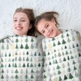 thumbnail image 5 of Green Christmas Tree Pattern Round Blanket,Comfortable Soft Flannel Throw Blanket,All Season,Warm Lightweight Blankets for Sofa Bed Couch Living Room Chair 47"x47", 5 of 5