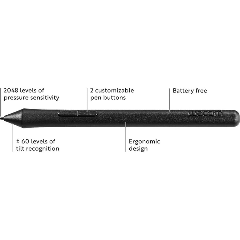 Lápiz Wacom Lp1100k 4k Para Tableta Intuos Negro | Cuotas sin interés Lápiz Wacom Lp1100k 4k Para Tableta Intuos Negro | Cuotas sin interés