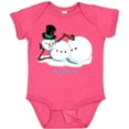 thumbnail image 3 of Inktastic Let it Snow Sassy Snowman in Top Hat Boys or Girls Baby Bodysuit, 3 of 5