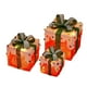 thumbnail image 1 of Caja De Regalo Decorativa De Plástico Paquete de 3 cajas navideñas con luces LED para decoración de exteriores, de plástico blanco, iluminadas, en 3 tamaños JASKFLY, 1 of 6