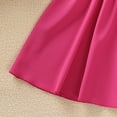 thumbnail image 4 of Vedolay Little Girl Dress Toddler Girls Princess Cartoon Twirl Dress Ruffle Bottom Blue Summer Flutter Sleeves Clothes,Hot Pink 3-4Years, 4 of 5