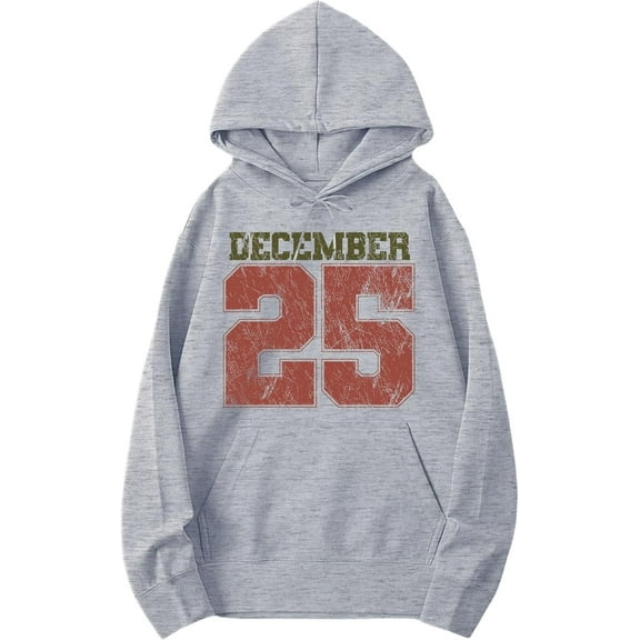 Women’s Christmas Graphic Sweatshirt, Holiday Printed Pullover, Long Sleeve Casual Crewneck Winter Top