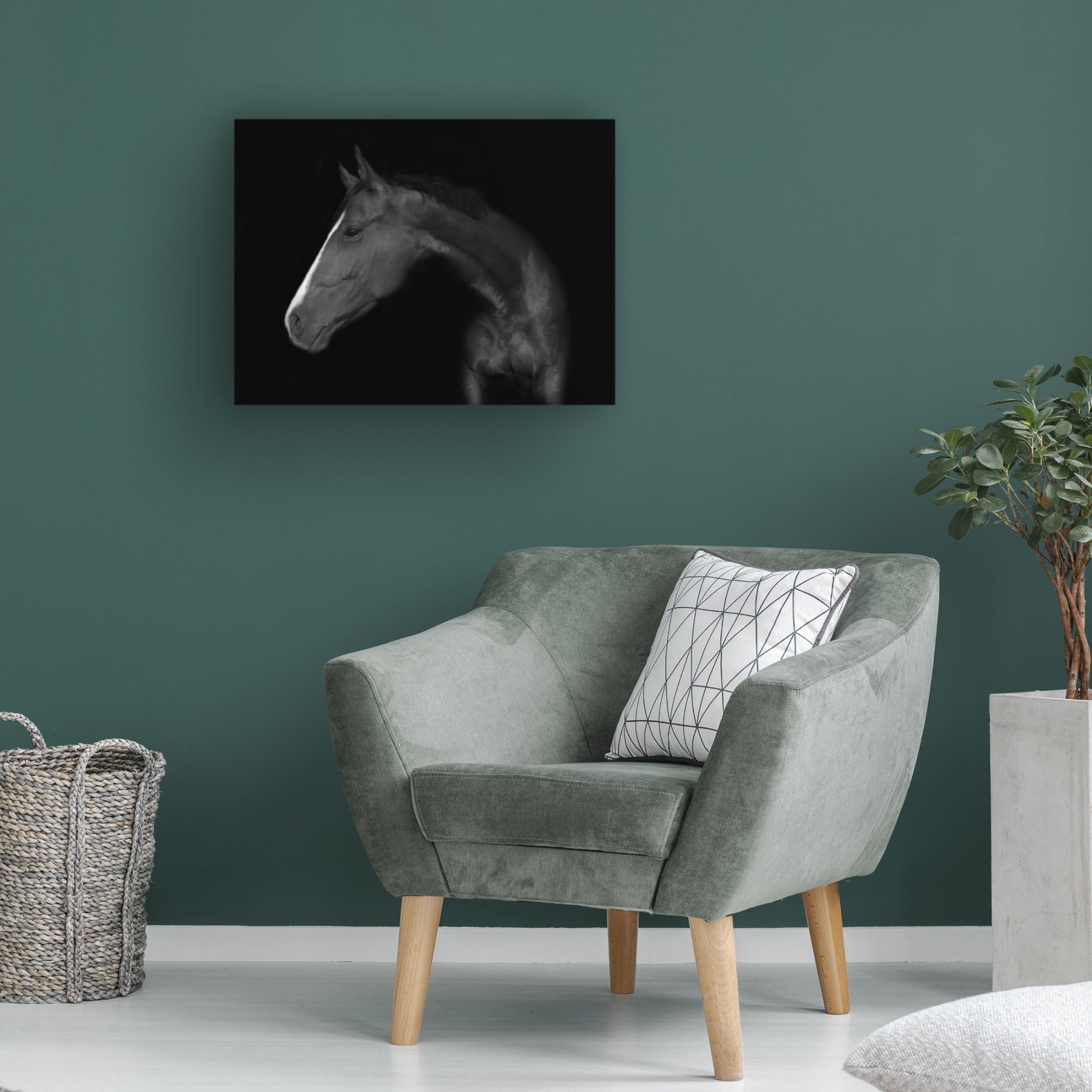 Canvas Wall Art - Wieteke de Kogel 'My Horse' Wall Art for Living Room, Bedroom, or Office D?cor by Trademark Fine Art - 32 x 24 Inches