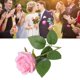 thumbnail image 5 of Rosa de Simulació, Ramo de Rosas Rojas Artificiales Realistas para decoración del Hogar, Bodas, Banquetes, Flores de Seda Vibrantes y Duraderas, decoración perfecta para la la la la, 5 of 8