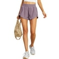 thumbnail image 4 of Cueply Women's Running Shorts High Waisted Athletic Gym Workout Shorts with Liner Zipper Pockets, 4 of 7