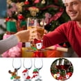 thumbnail image 2 of 1/10Pcs Snowman Xmas Pendants New Year Product Christmas Cup Decoration Rings Christmas Cup Ring Table Decor Wine Glass Pendants 10PCS BELL, 2 of 8