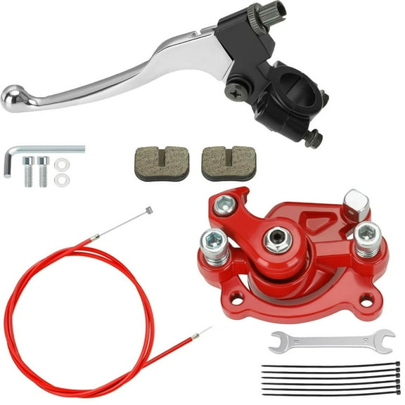 Mini Bike Brake Lever Kit   Mini Bike Brake Caliper Compatible with Coleman CT100U CC100X Baja DB30 Motovox MBX10 MBX11 MMB80 MMB105 79cc 97cc 100cc Powersports Components 61" Brake Cable