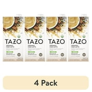(4 pack) TAZO Spiced Chai Latte Iced Tea Concentrate, Black Tea, 32 oz Carton
