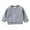 Grey, variant on Solid Color Boys Sweatshirts Little Boys Girls Crewneck Sweatshirt Long Sleeve Letter Embroidery Tops Pullover For Kids Boys' Fashion