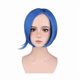 thumbnail image 1 of wonima44 MAGQOO Blue Wig for Women Men Blue Cosplay Wig Short Blue Straight Anime Costume Wigs for Halloween Party Costume, 1 of 1