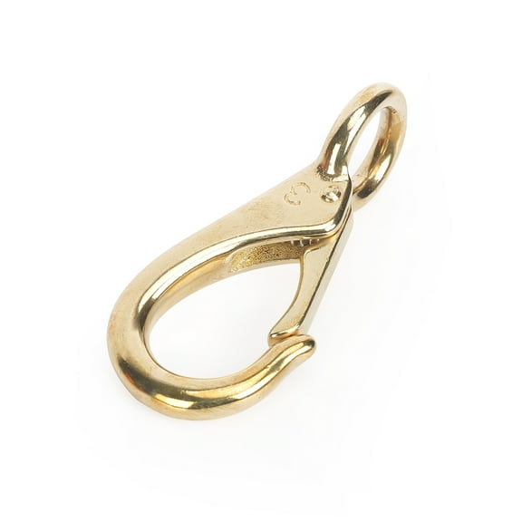 Ozark Trail 0.75-inch Brass Fixed Eye Boat Spring Snap Hook