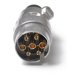 thumbnail image 4 of Enchufe de aleación de aluminio de 7 pines Remolque de camión Remolque Eléctrico Conector de 12V (enchufe de la UE), 4 of 5