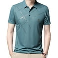 thumbnail image 3 of Camiseta para hombre Yuyangstore Cómoda sudadera de manga corta 3XL azul, 3 of 8