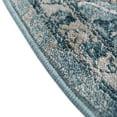 thumbnail image 6 of Rugs.com Newport Collection Rug – 7' Round Blue Medium Rug Perfect For Kitchens, Dining Rooms, 6 of 9