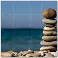 thumbnail image 1 of Picture-Tiles.com: Rocks Ceramic Tile Wall Mural WAL500932-44M. 24"W x 24"H using (16) 6" x 6" Ceramic Tiles-Satin Finish, 1 of 3