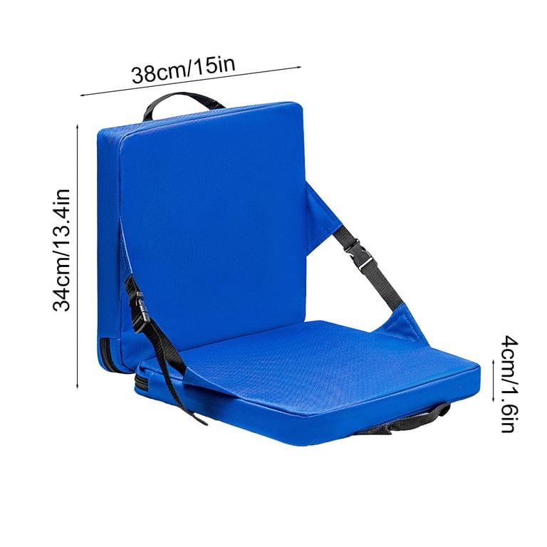 Coussin De Siège Pliable Isolant Léger 15,55x11,22x0,39 Pouces – Pour Camping, Randonnée, Pêche Et Plage