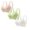 Light Gray 1PC & Beige 1PC & Light Green 1PC, variant on 3PCS Women's Bras Cotton Wireless Women's Ice Silk Seamless Thin Soft Support Breathable Comfortable Bra Fixed Cup Underwear Size L