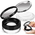thumbnail image 1 of SHISUYAN 2 Pcs Boîtes Compactes pour Poudre Libre Boîtes Vides Conteneurs de Poudre Libre avec Houppette, 1 of 8