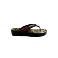 thumbnail image 2 of AEROSOFT Dojo Women's Thong Sandals, Color: Brown, Size: 7 (A0862-BRW-7), 2 of 5