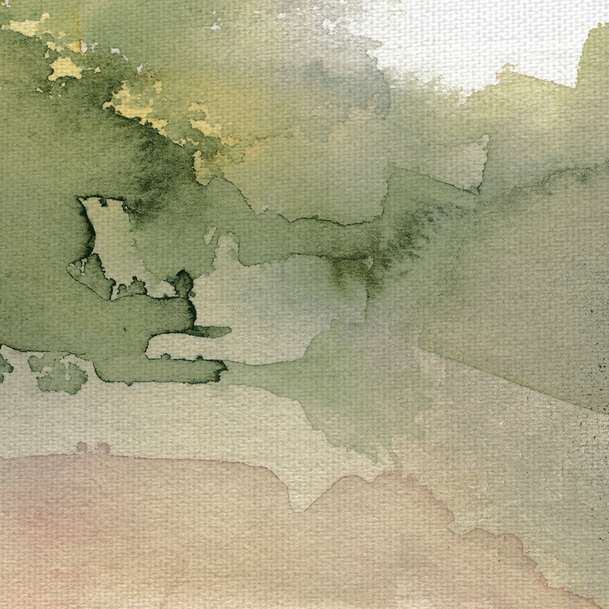 Masterpiece Art Gallery Watercolor 2 Crop Abstract By Brenna Harvey Canvas Art Pri22" x 28"