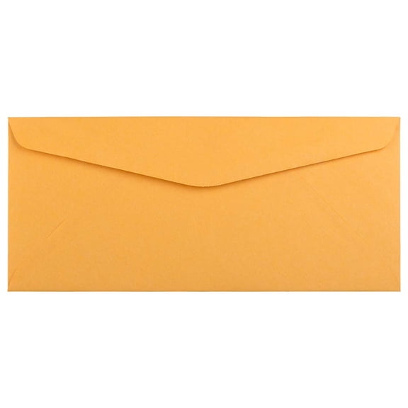 Commercial #10 Envelopes Bulk 500, 4 1/8 x 9 1/2 Inches Brown Kraft Manila, for Weddings Greeting Cards RSVPs Thank You Notes