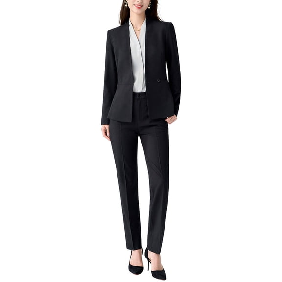 Olivia Taylor womens 2pc Blazer & Pant Set, 4