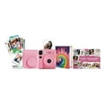 thumbnail image 3 of Fujifilm instax Mini SE Instant Camera with Case, Album, 10 Pack of Film, and Frame Stickers, Pink (Value bundle), 3 of 17