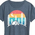 thumbnail image 3 of Instant Message - Rainbow Sunset - Campsite Views - Women's Short Sleeve Graphic T-Shirt, 3 of 6